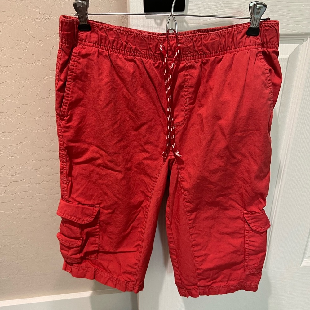 Arizona Jean Co. Cargo shorts, Boys size 20, Red, pull on